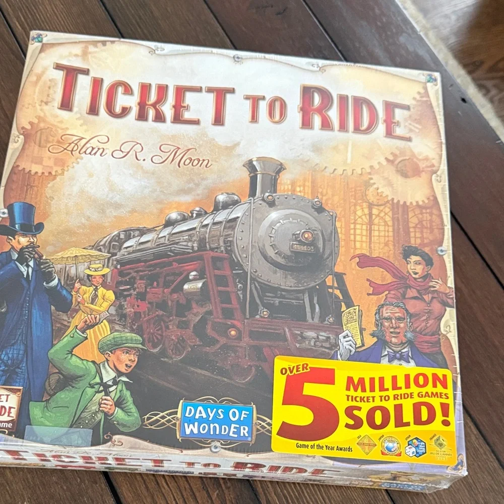 Days of Wonder Ticket To Ride by Alan R. Moon Train Adventure Board Game